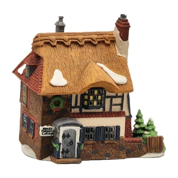 Dept 56 Betsy Trotwoods Cottage Dickens Village Series VTG 1989 in Original Box - Picture 2 of 16